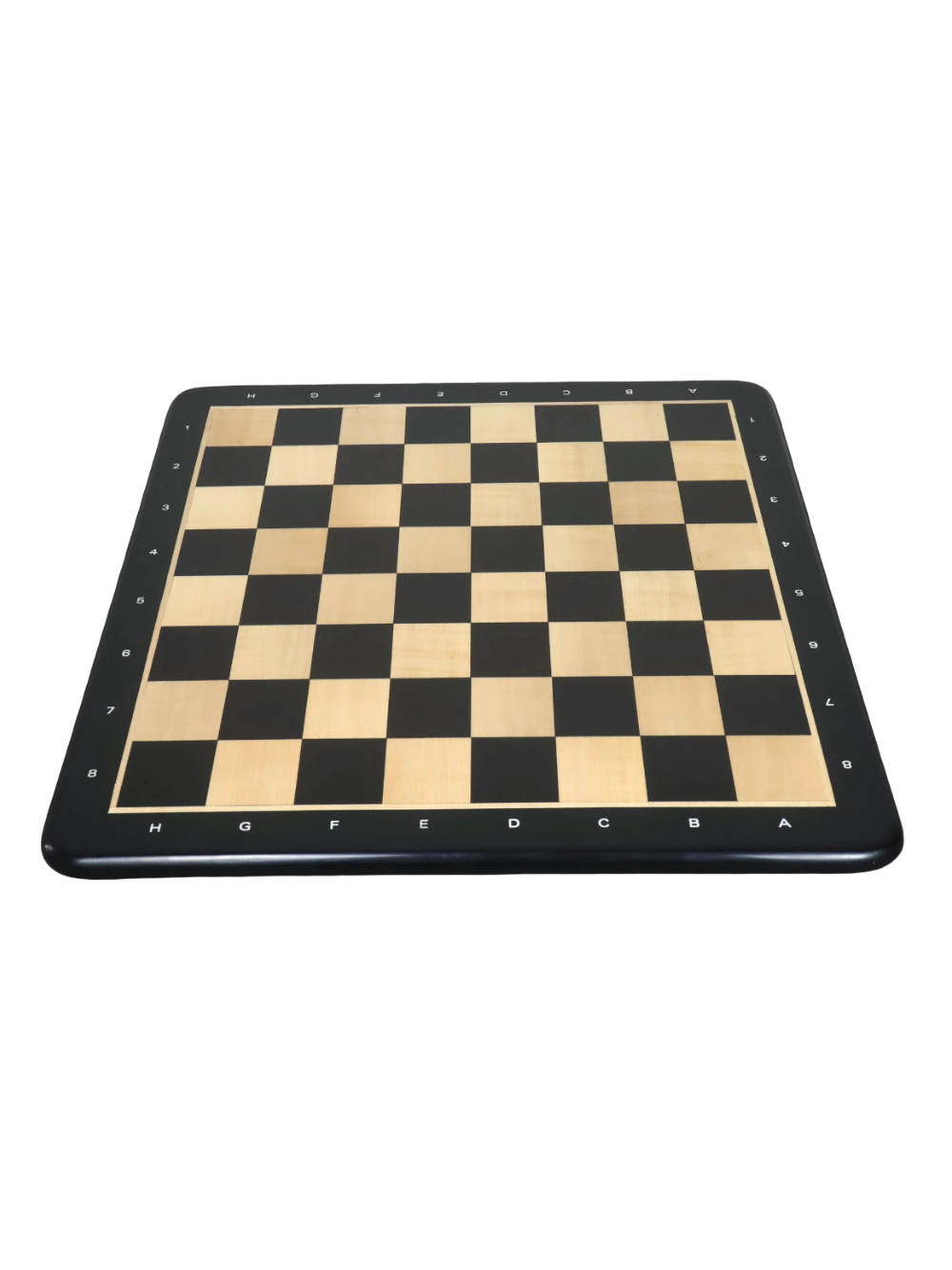 21" Ebony Wood & Maple Wood Chess board - Square of 55 mm - Algebraic Notations