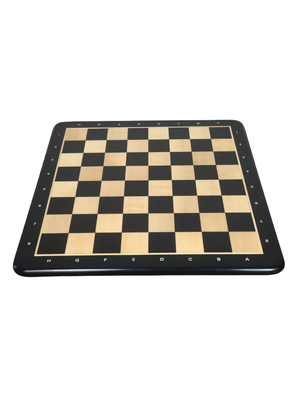 21" Ebony Wood & Maple Wood Chess board - Square of 55 mm - Algebraic Notations