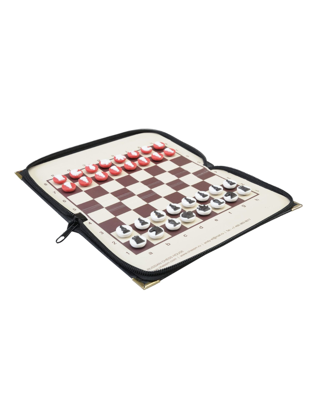 Russian Chess House Travel Chess Set