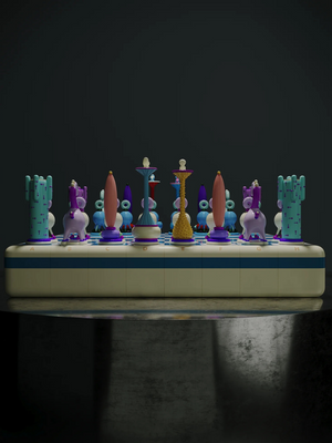 Another Kingdom: Light Stage Chess Set - image 1