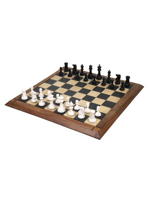 1849 Jacques Cook Camel Bone Chess Pieces - 3.5" King - image 1