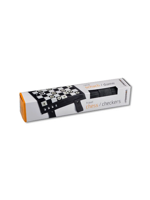 Sondergut Chess/Checkers Roll-Up Travel Set