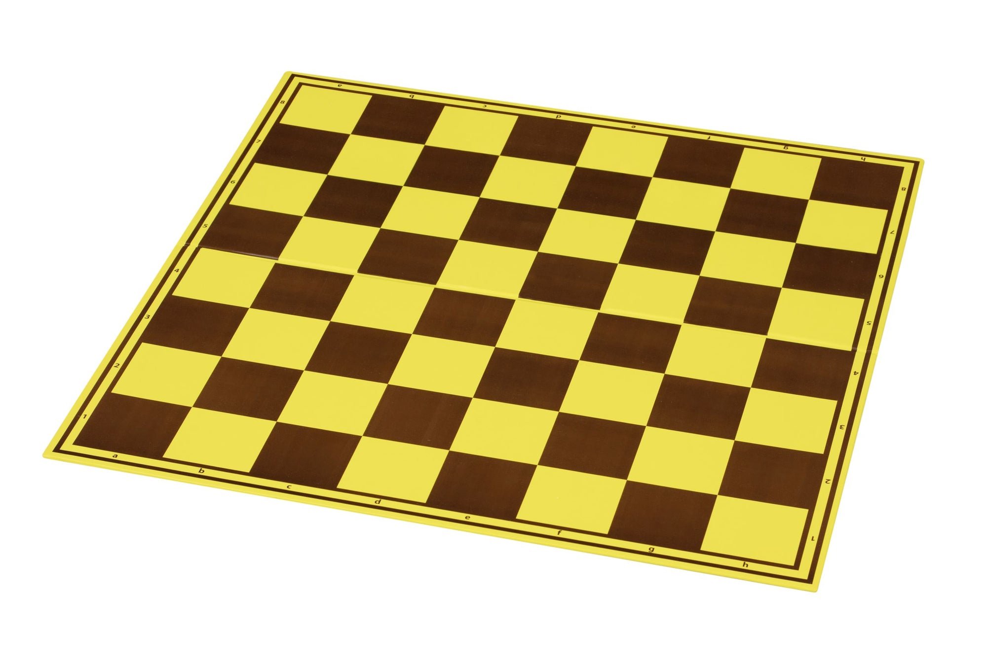 Yellow & Brown Cardboard Chess Board