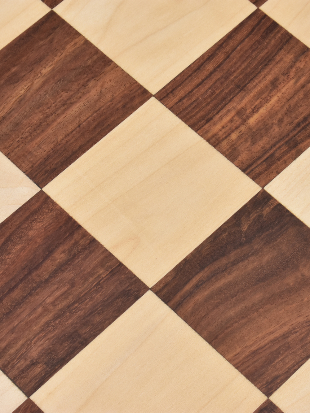 Drueke Style Golden Rosewood &amp; Maple Chess Board