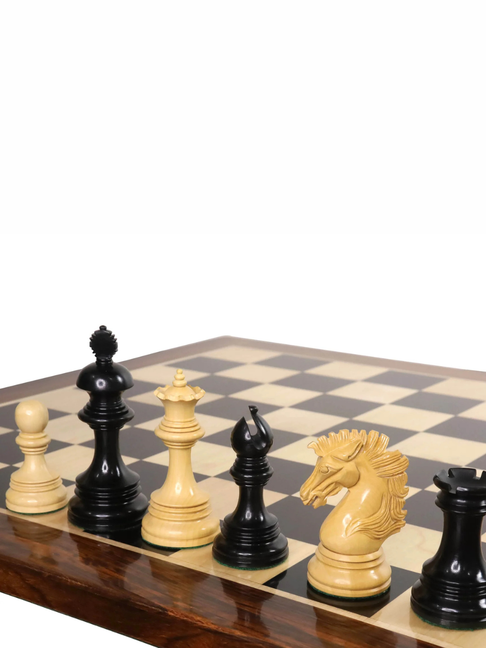 Alexandria Luxury Staunton Triple Weighted Chess Set