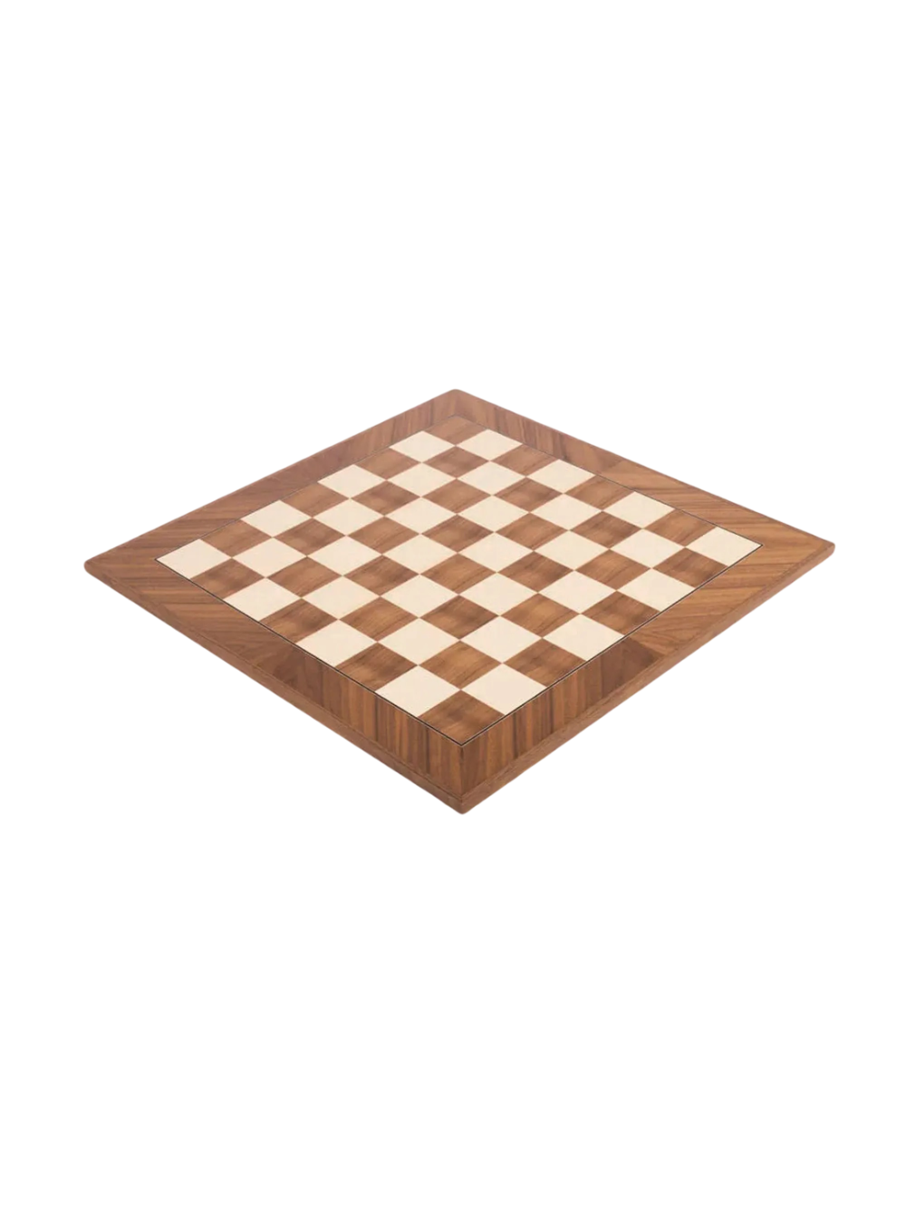 Traditional Chess Board – Walnut & Maple, Standard Size