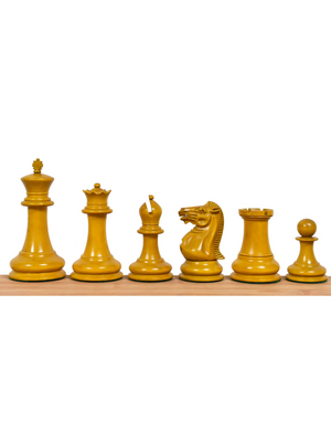 1849 Jacques Cook Staunton Collectors Chess Pieces - Ebony Wood - 3.75" - image 1