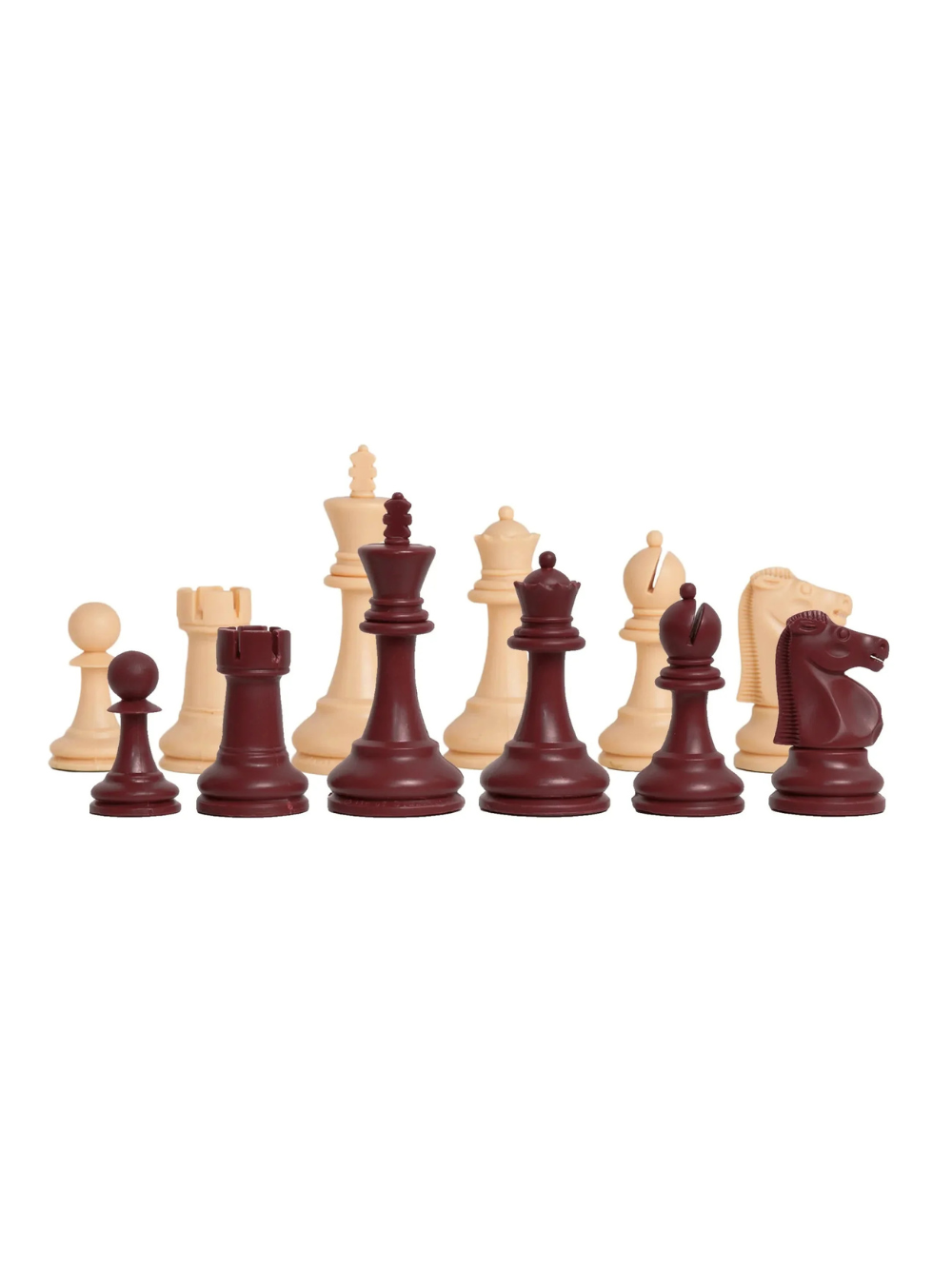 The Reykjavik Series Plastic Chess Pieces - 3.75" King