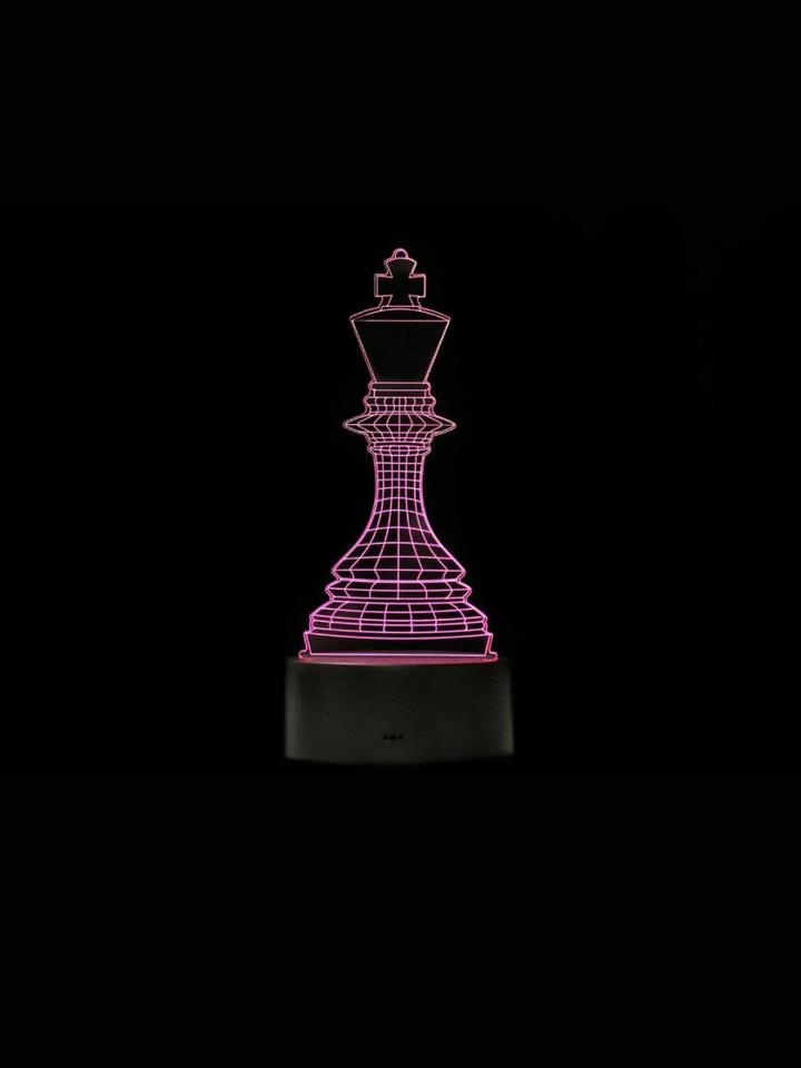 Luce al Neon Re degli Scacchi