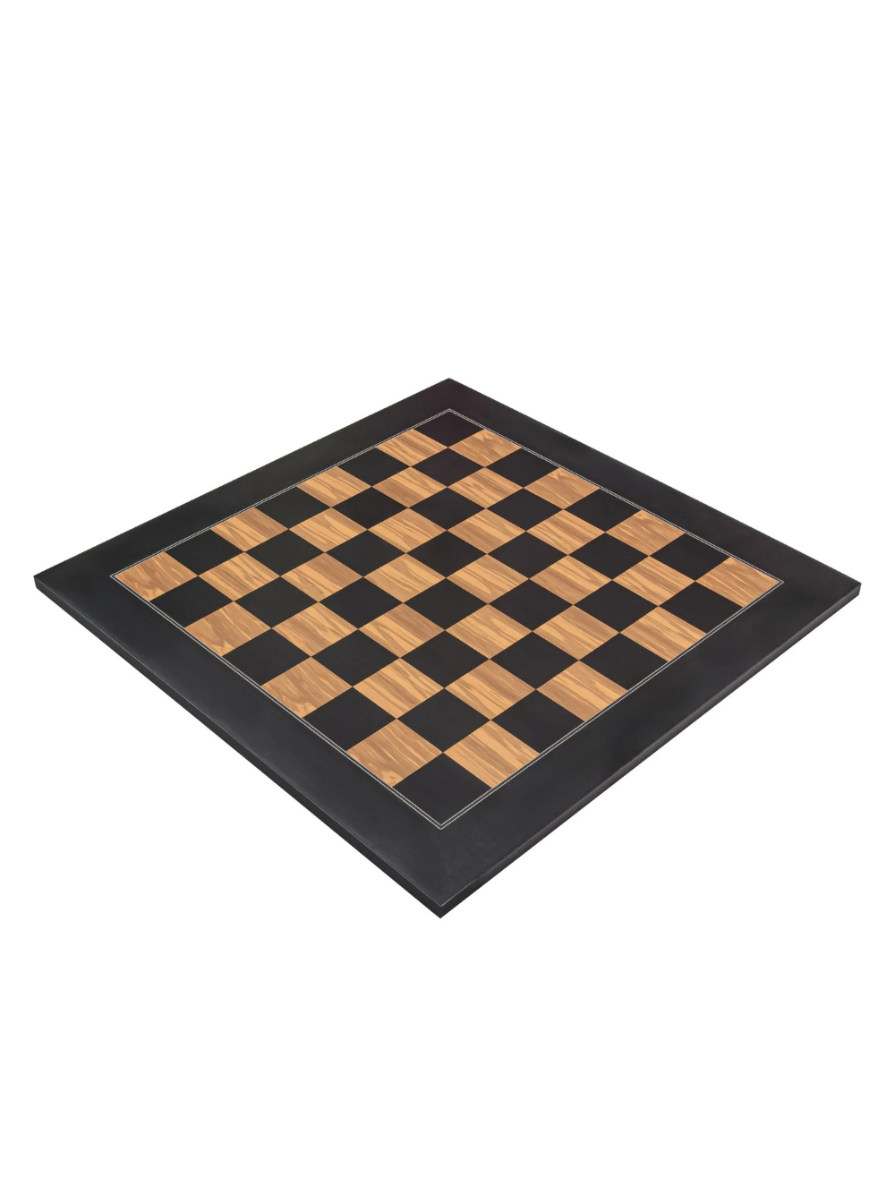 Rechapados Ferrer Olivewood Chess Set Combo - Black Olive Chess Board &amp; Pieces - image 1