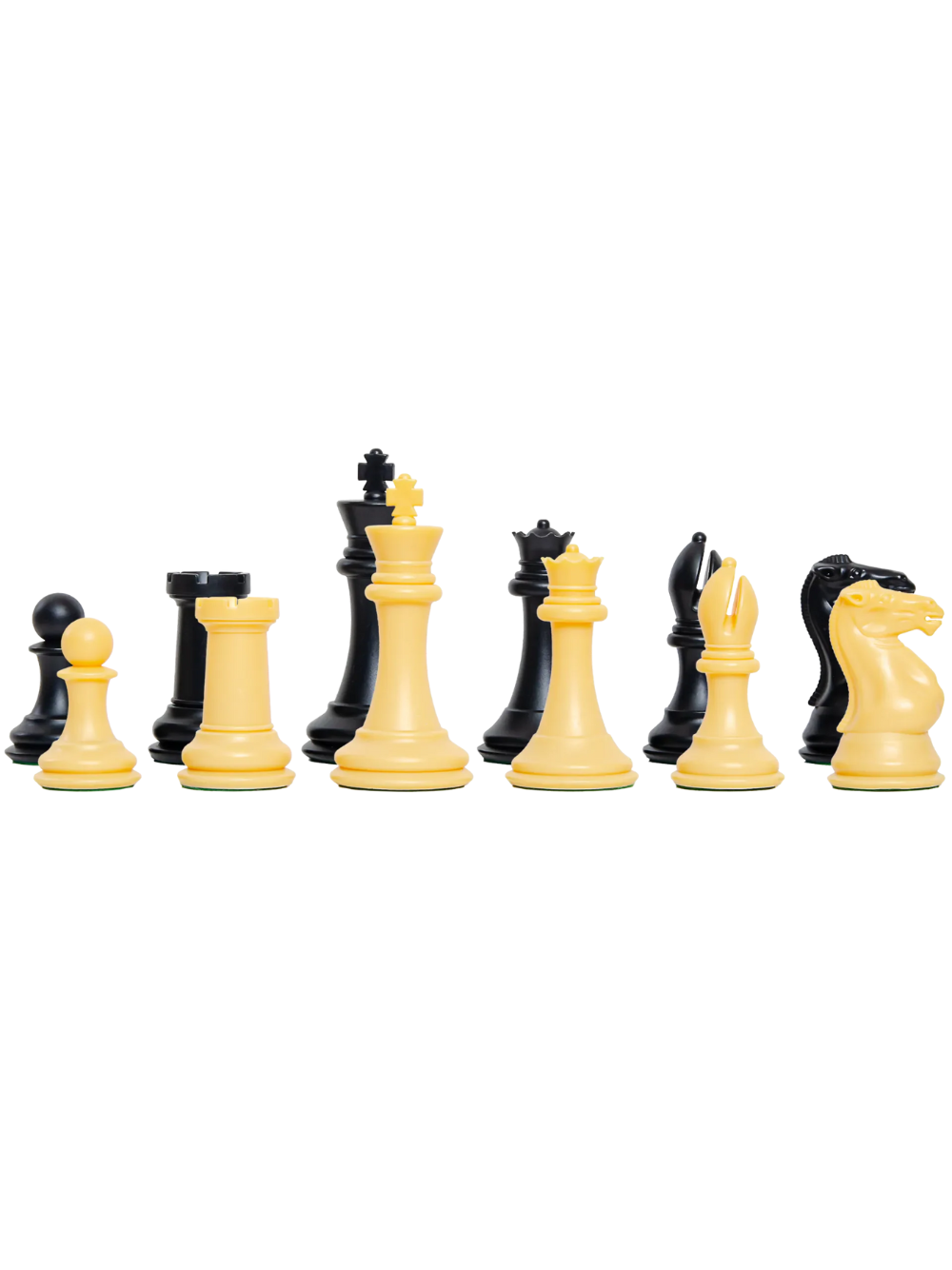 Set di pezzi scacchi in plastica della serie Fischer - Re da 4,0"