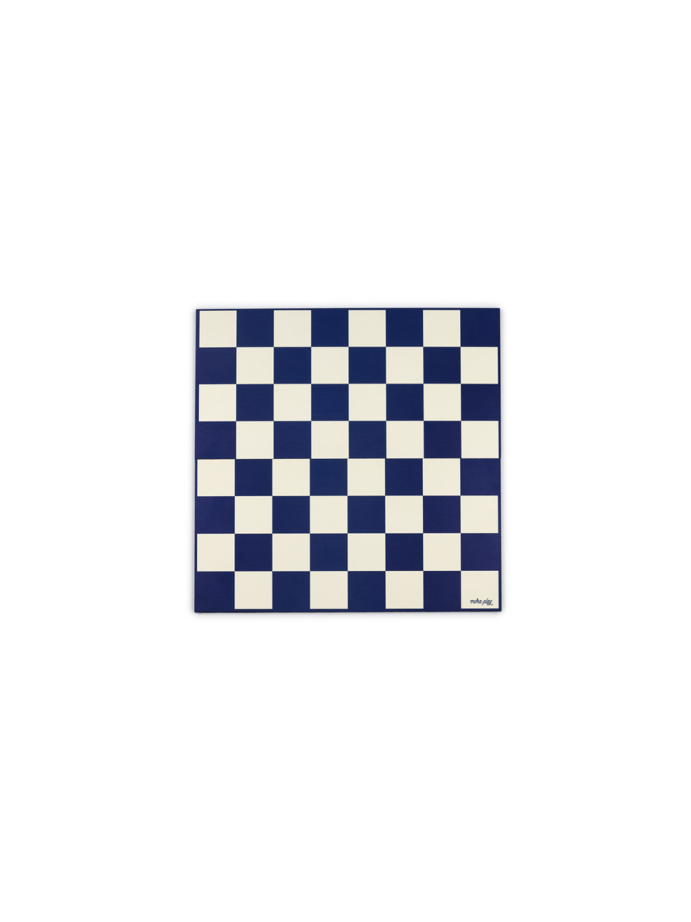 Chess set with foldable chessboard – Navy blue