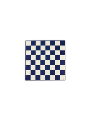Chess set with foldable chessboard – Navy blue
