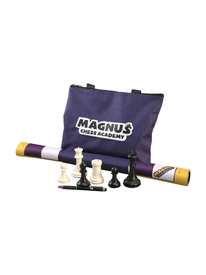 Magnus Chess Set Combo – Signature Series with Bag &amp; Board - image 1