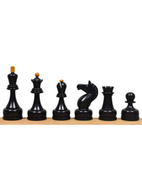 1960's Soviet Championship Tal Chess Pieces Antiqued Boxwood- 4" King