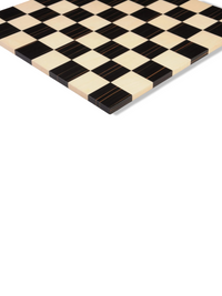 Genuine Ebony and Maple Modern Chess Board - Gloss Finish
