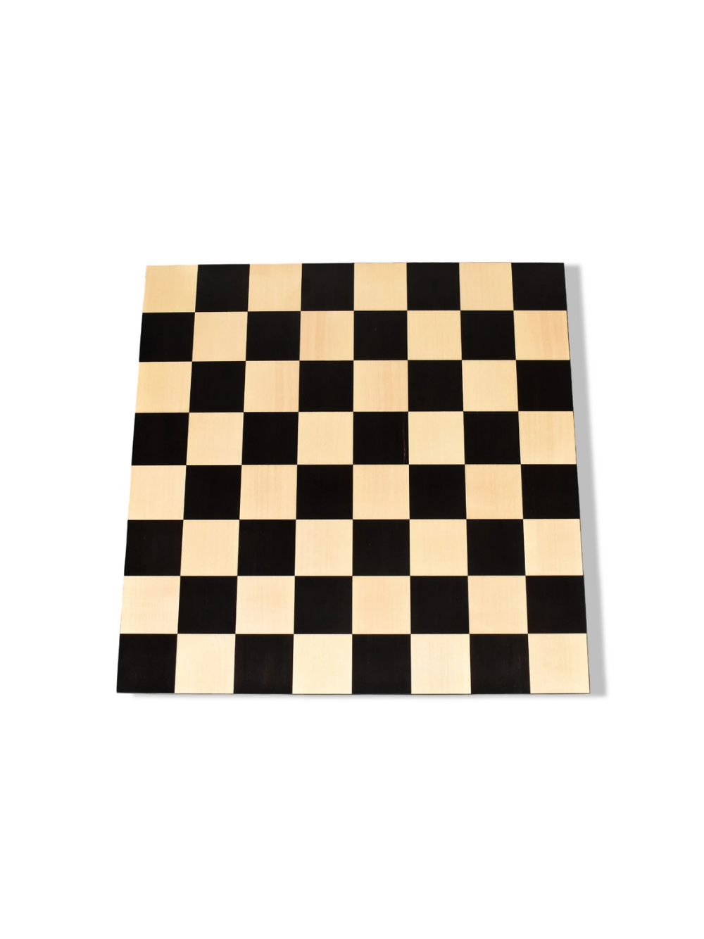 Borderless Chess board Solid Inlaid Ebony & Maple Wood (55 mm Square)