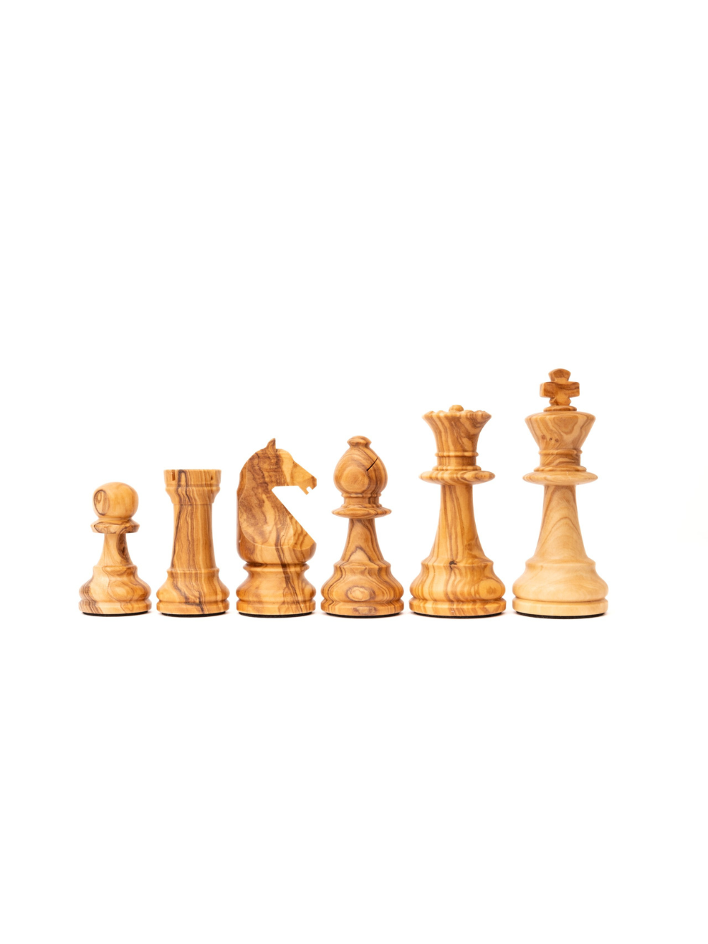Olivewood Staunton Europa №6 Chess Pieces