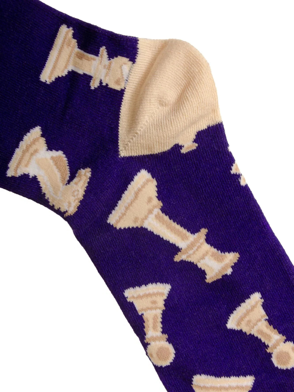 Purple Chess Socks