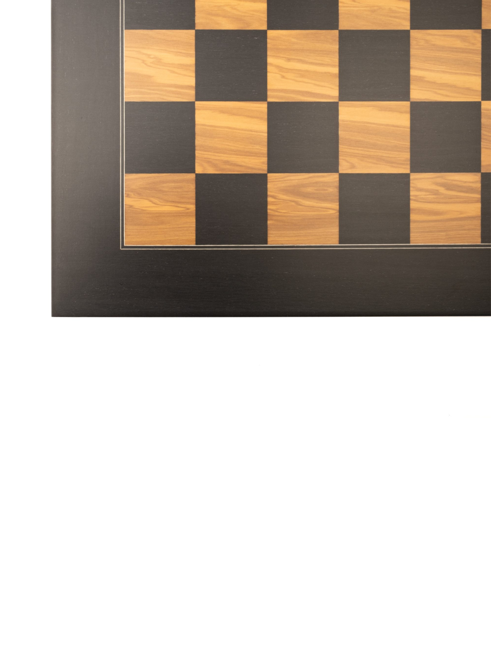 ‘Olivewood’ Chessboard with black frame