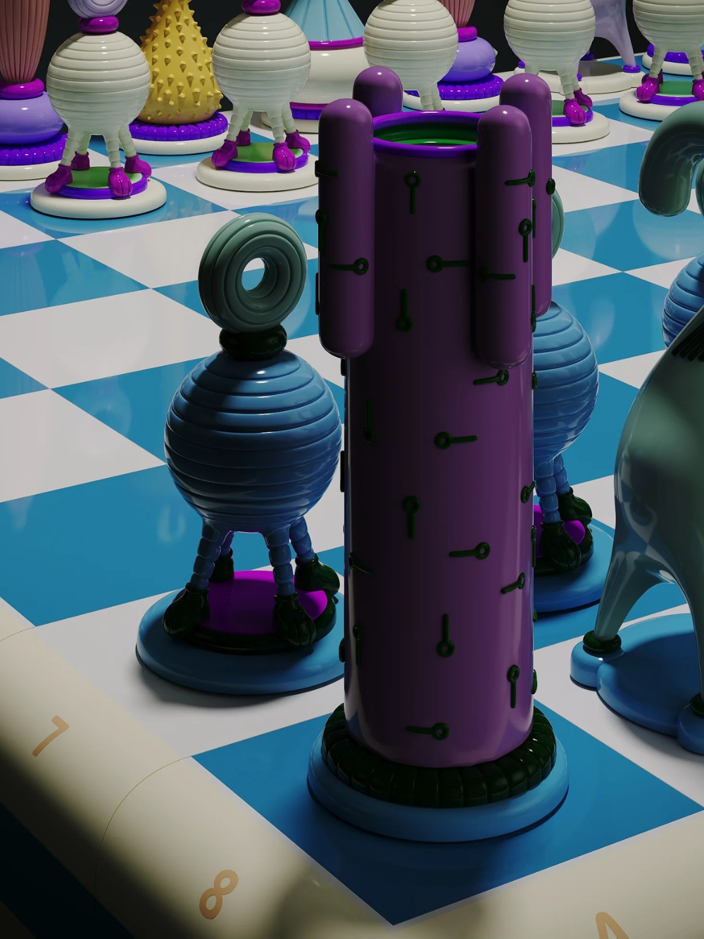 Another Kingdom: Light Stage Chess Set