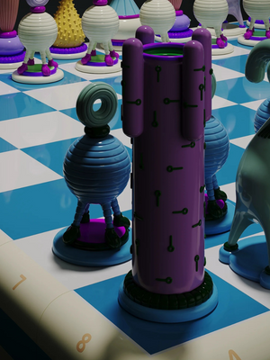 Another Kingdom: Light Stage Chess Set