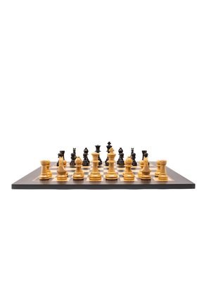 Staunton Europe chess set weighted pieces with GLOSSY finish with ‘The Queens Gambit’ board