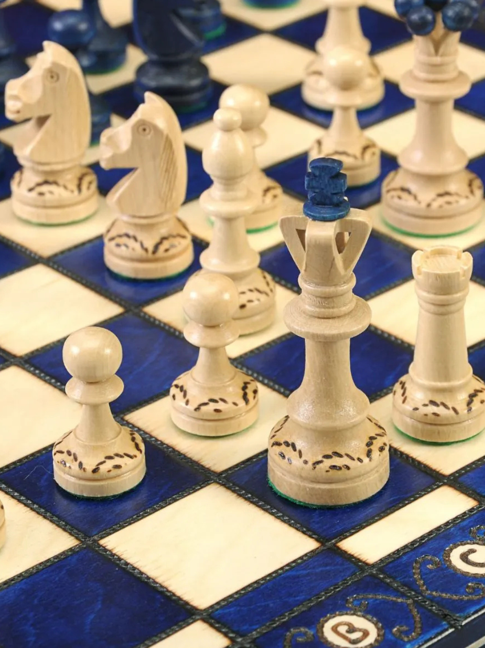 The Blue Senator Chess Set
