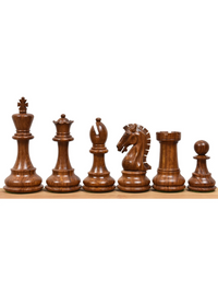 3.9" Craftsman Knight Staunton Chess Pieces Double Weighted