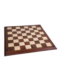 23" Players Choice Rosewood & Maple Wood Chess board - 60 mm square- Semi Matt