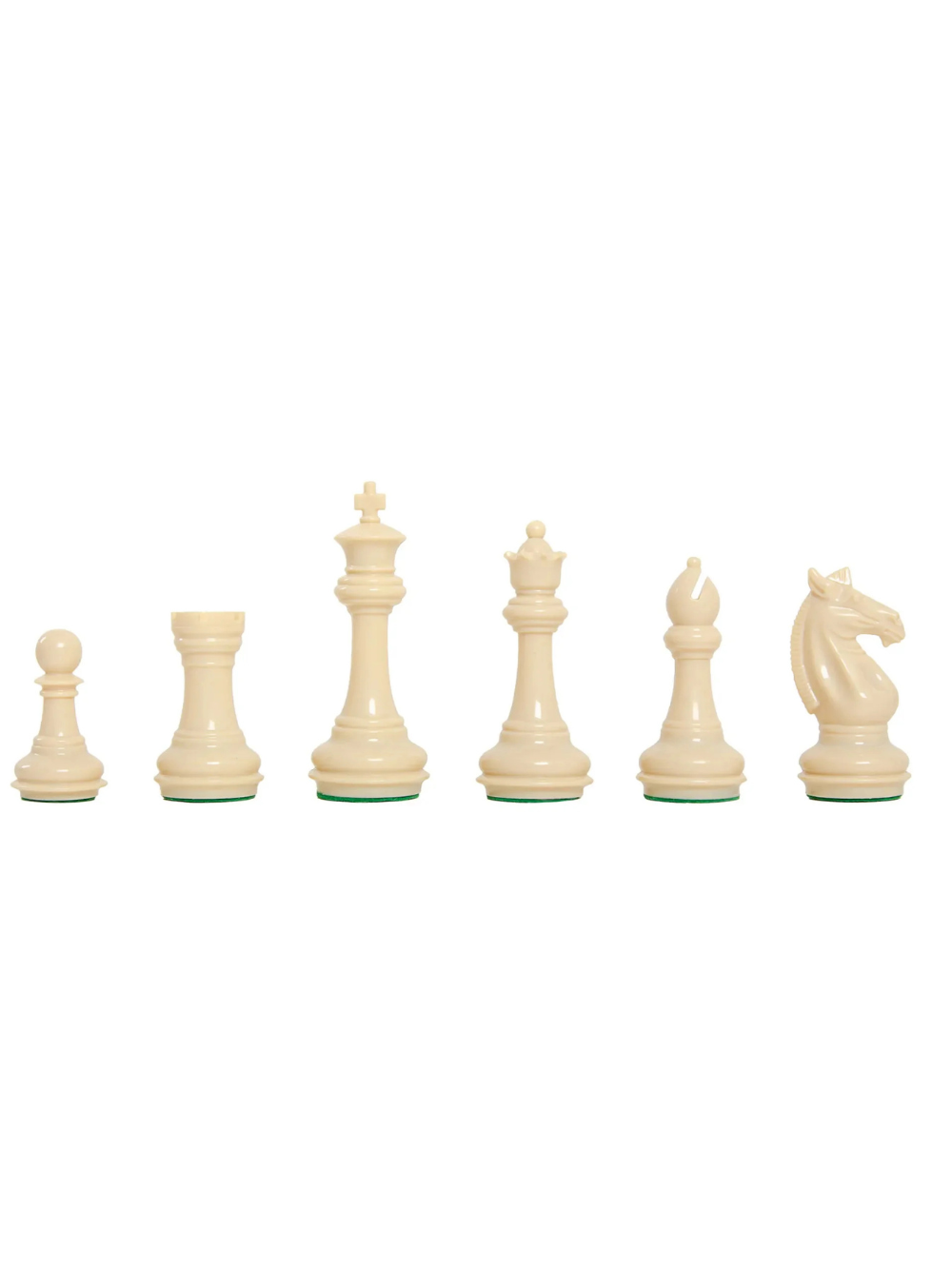The Knight Templar Series Plastic Chess Pieces - 3.75" King