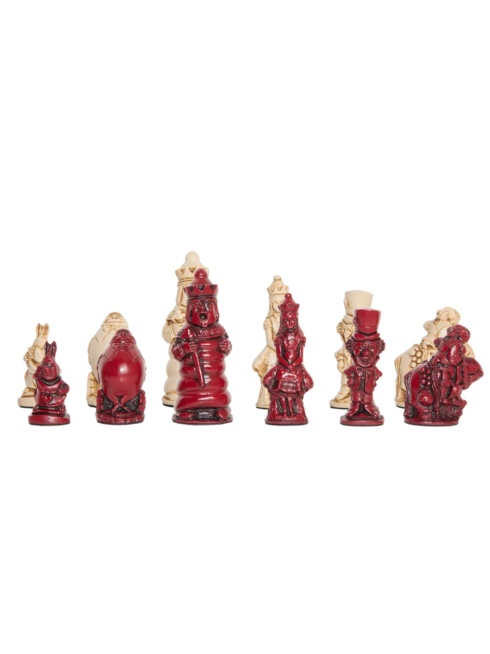 Alice in Wonderland Chess Pieces - 3.5" King