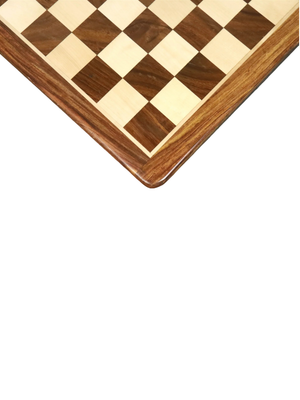 21" Golden Rosewood & Maple Large Chess Board