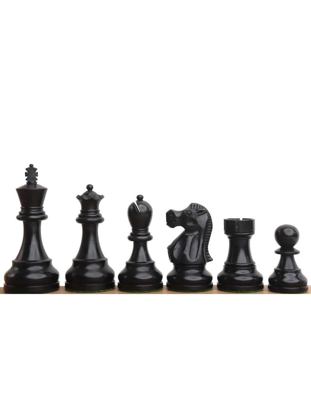 Reykjavik Series Staunton Chess Pieces - Weighted Boxwood - 3.8" King - image 1