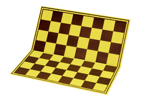 Yellow & Brown Cardboard Chess Board