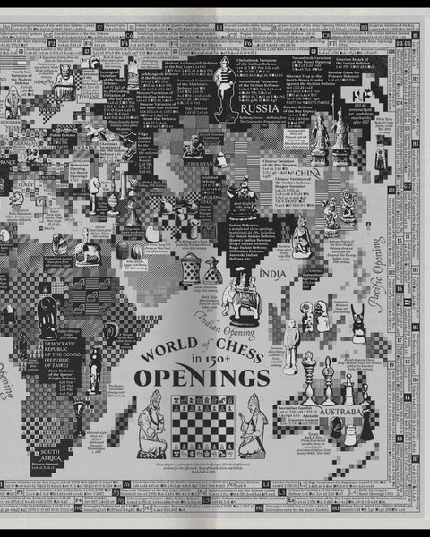 Die Schachkarte der Welt (Limitierte Auflage)