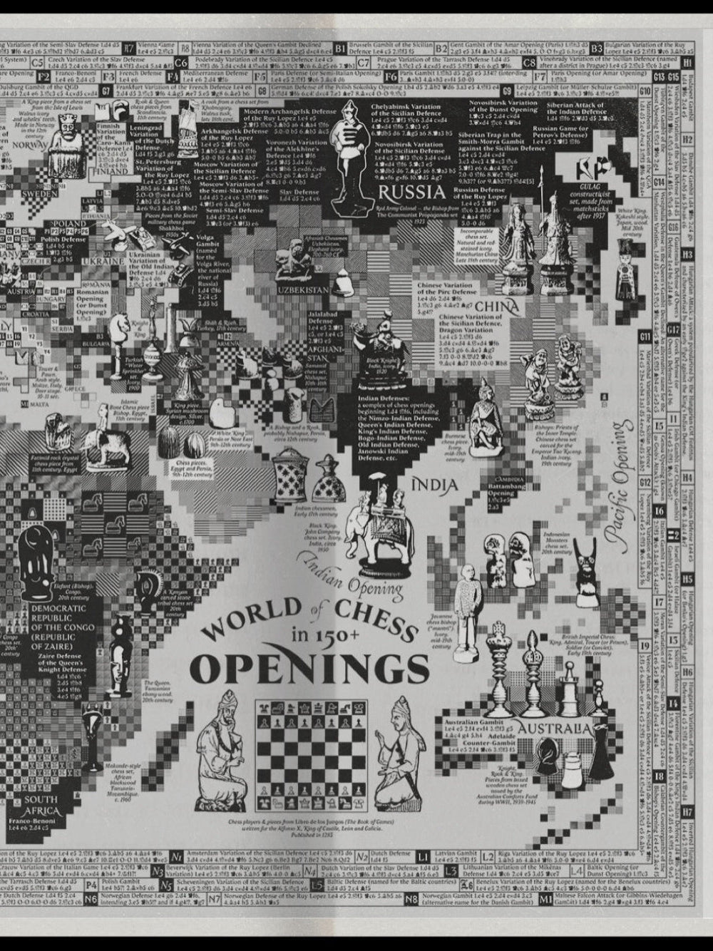 The Chess Map of the World