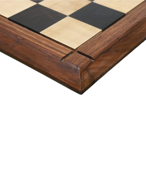 21" Players Choice Ebony & Maple Wood Chess Board- 55 mm square - Matt Finish