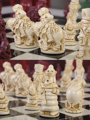 Alice in Wonderland Chess Pieces - 3.5" King