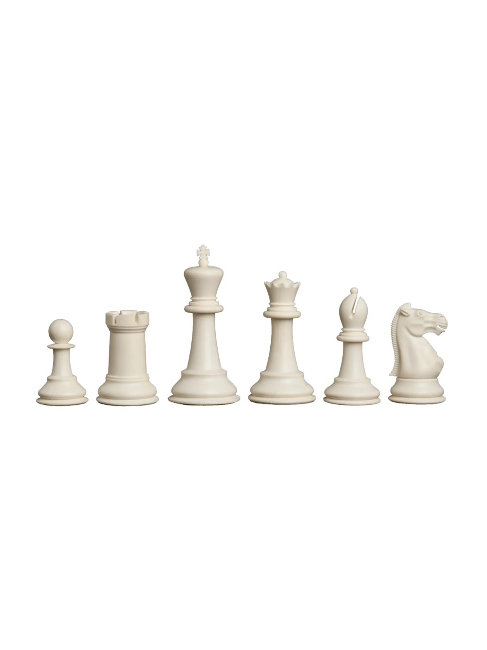 The Marshall Series Plastic Chess Pieces - 3.75" King