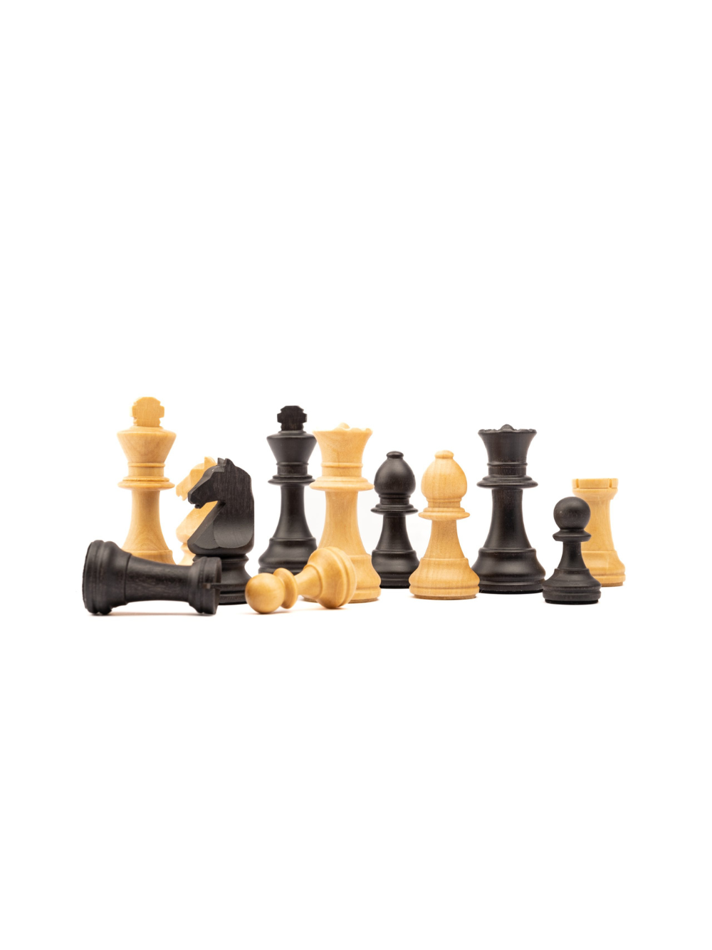 Staunton Europa nº3 chess weighted pieces – BLACK
