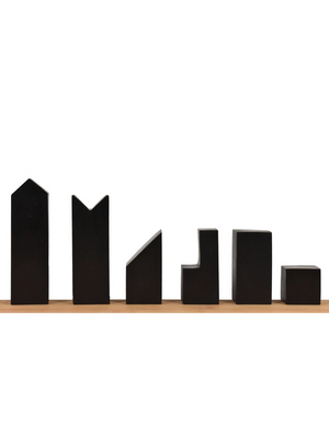 1966 Lanier Graham Chess Pieces Only Set - Ebonised Box - 2.7" King - image 1