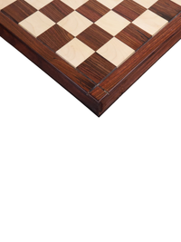 23" Players Choice Rosewood & Maple Wood Chess board - 60 mm square- Semi Matt