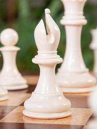 Mammoth Ivory Chess Pieces - 4.4″ King