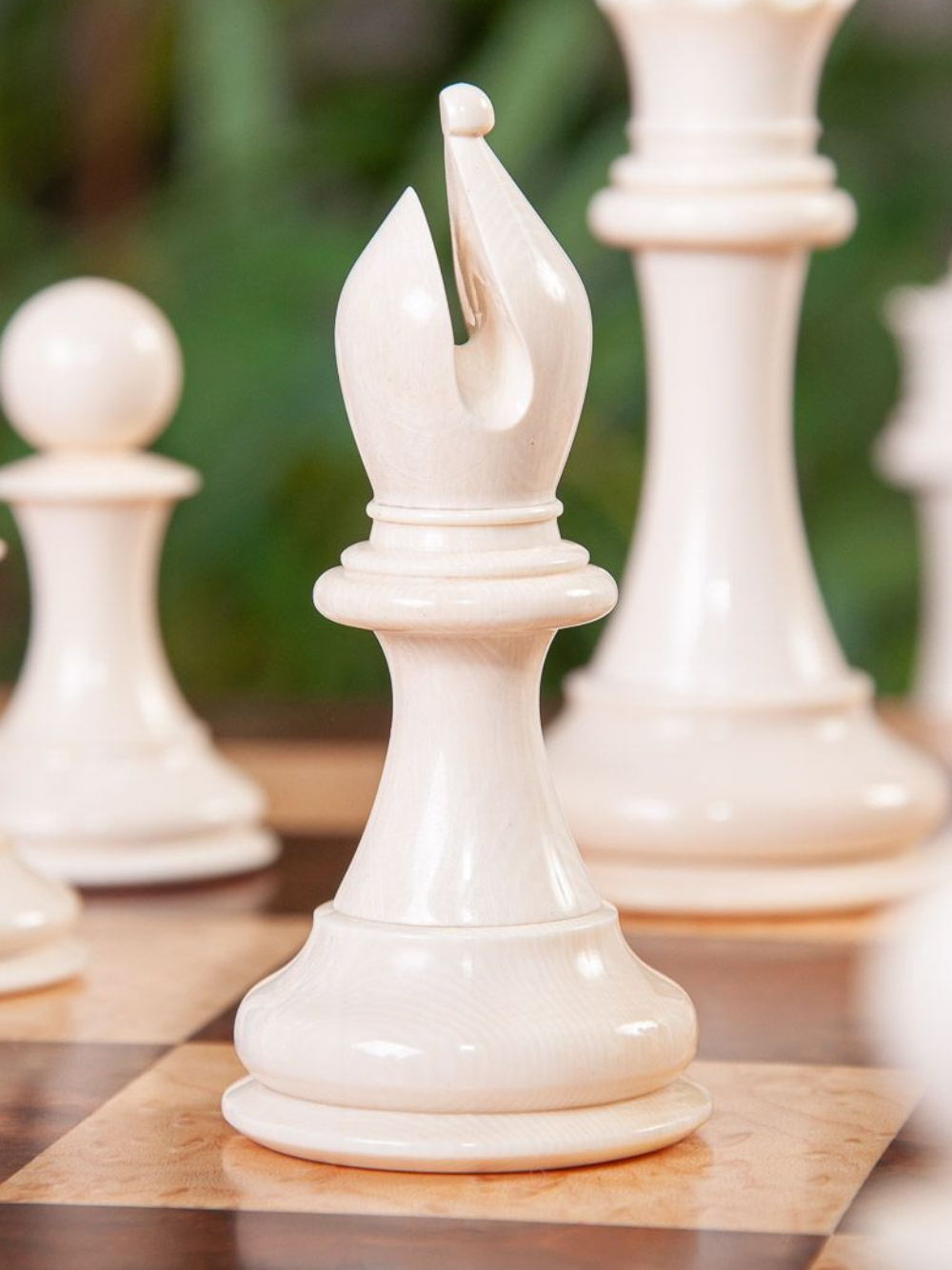 Mammoth Ivory Chess Pieces - 4.4″ King