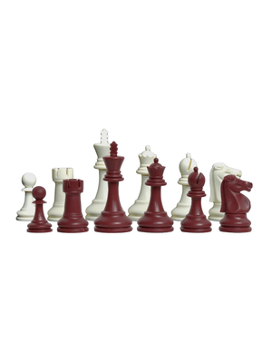 The Reykjavik Series Plastic Chess Pieces - 3.75" King