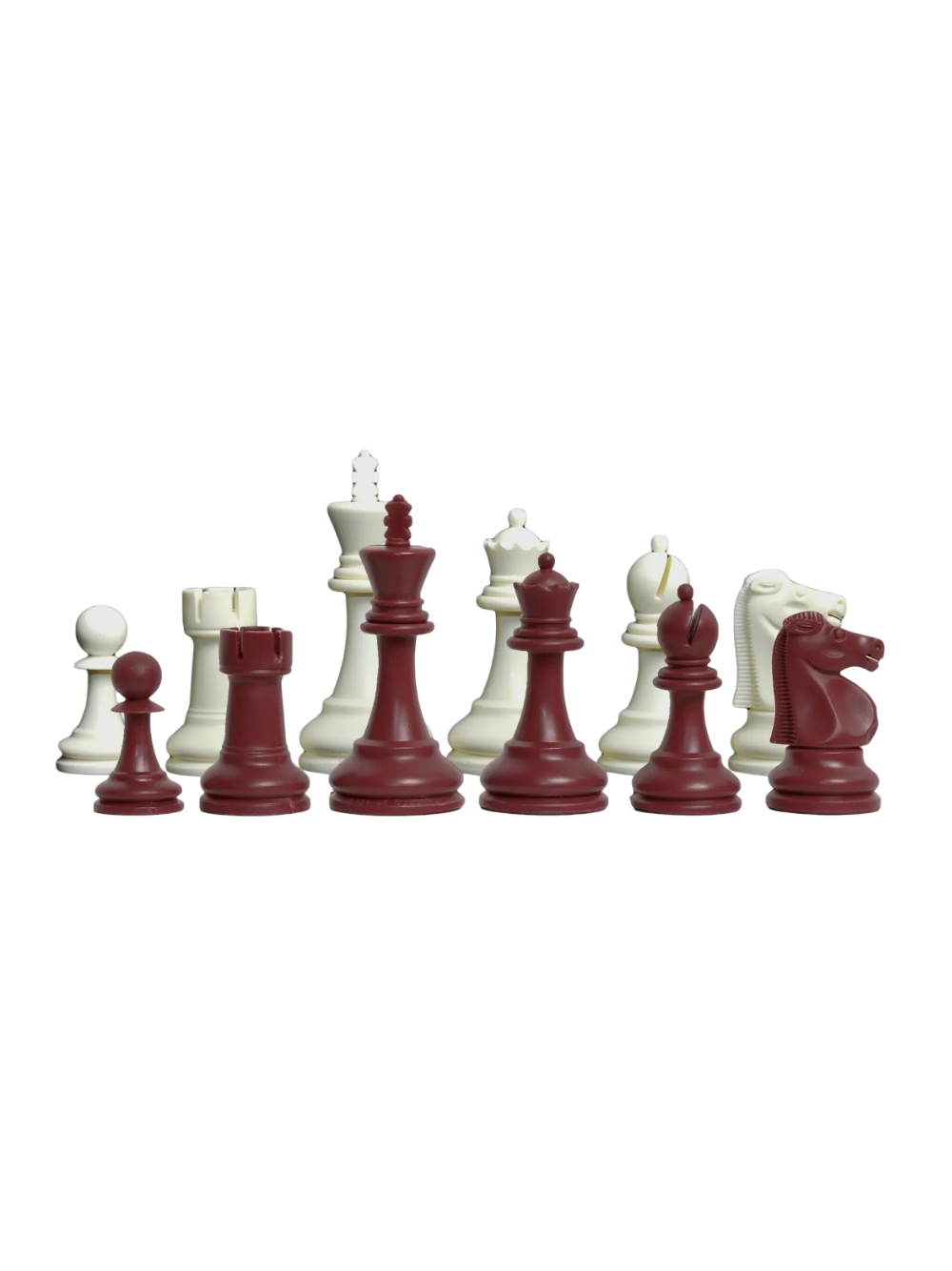 The Reykjavik Series Plastic Chess Pieces - 3.75" King