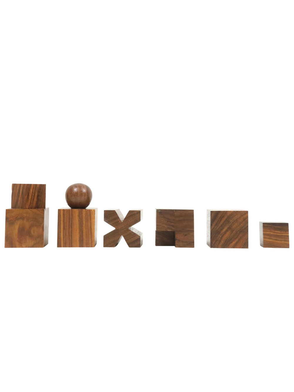 1923 Bauhaus Chess Set (Golden Rosewood version) - image 1