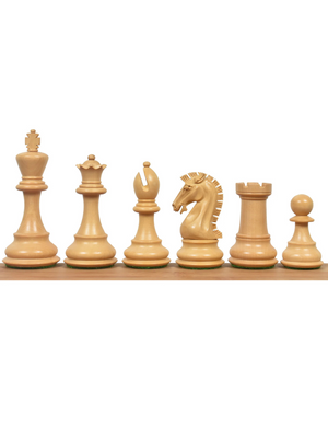 3.9" Craftsman Staunton Chess Pieces Double Weighted Bud Rosewood