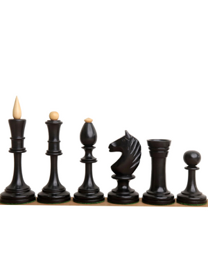 Averbakh Soviet Russian Chess Pieces - Double Weighted Boxwood - 4.8" King